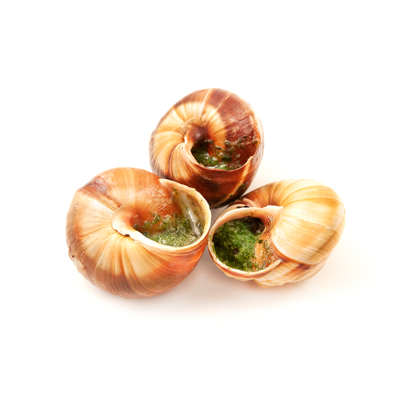 Frozen Snails In Garlic Butter 125g x 10 Trays | London Grocery