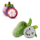 Fresh Soursop from Sri Lanka & 250gr Mangosteen - London Grocery