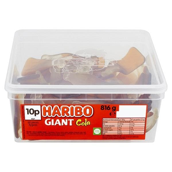 HARIBO Giant Cola 60 Pieces 816g - London Grocery