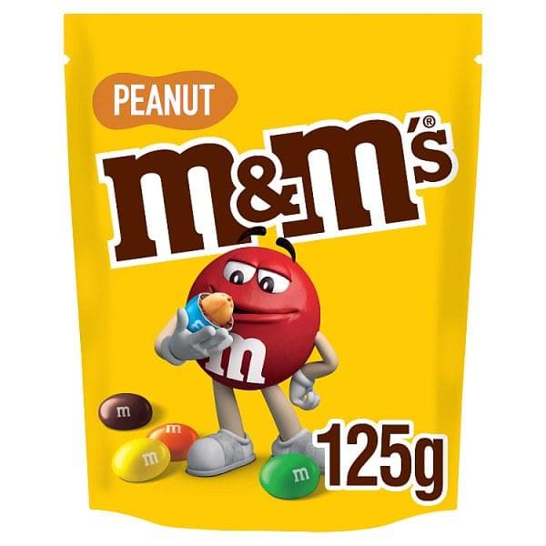 M&M's Peanut Chocolate Pouch 125g*6 - London Grocery