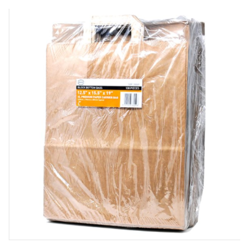 100 XL Premium Paper Carrier Bag | Approx 100 per Case| Case of 1 - London Grocery