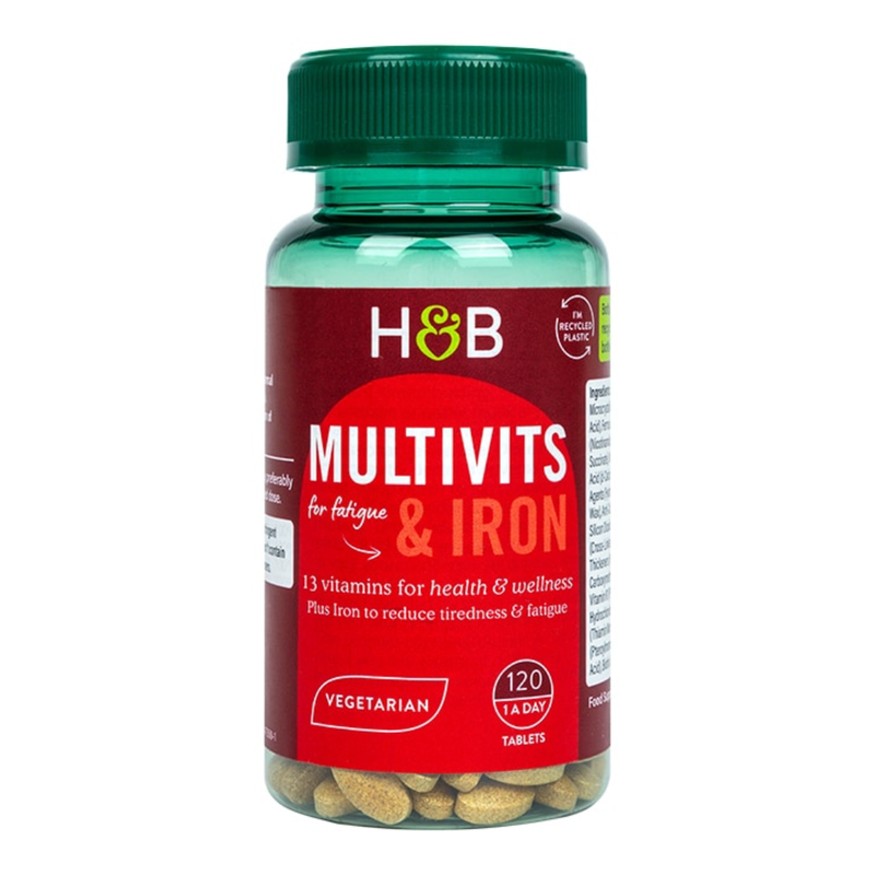 Holland & Barrett Multivitamins & Iron 120 Tablets | London Grocery