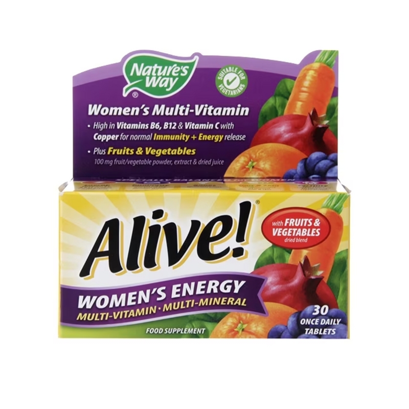 Nature's Way Alive! Women's Energy Multi-Vitamin 30 Tablets | London Grocery