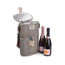 2 Bottle Chilled Carry Basket | London Grocery