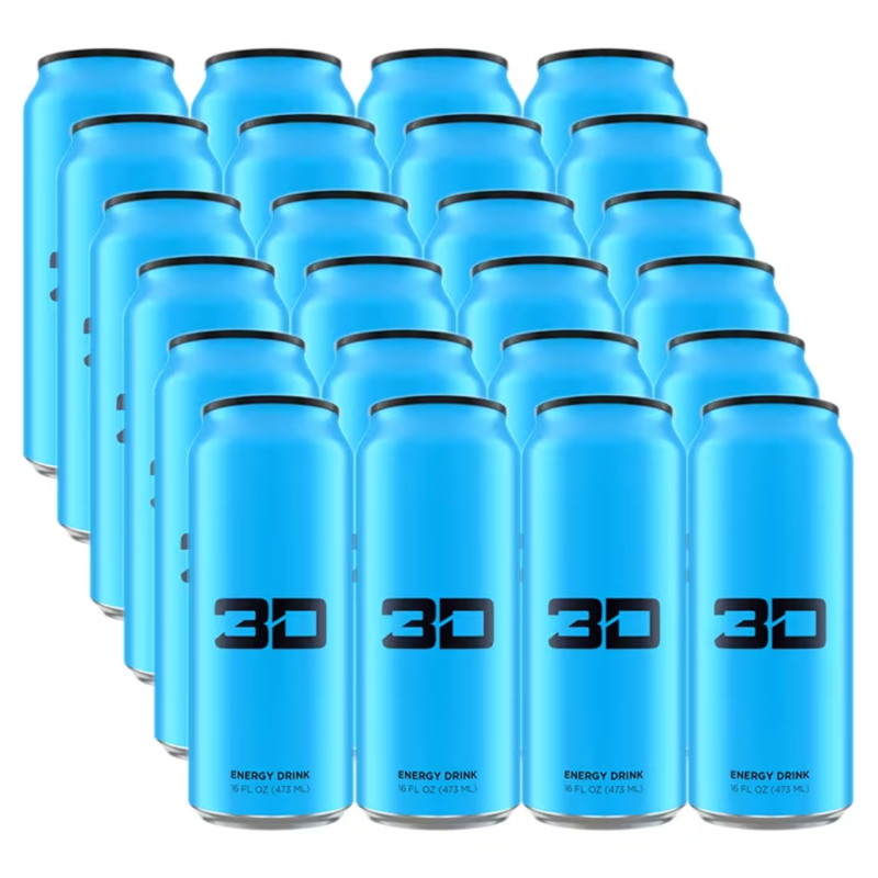 3D Energy Blue Box 24 x 473ml | London Grocery