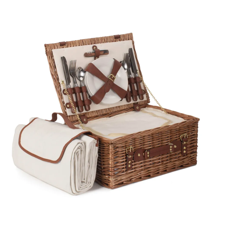 4 Person Classic Picnic Hamper | London Grocery