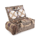 4 Person Lavender Tartan Hamper | London Grocery