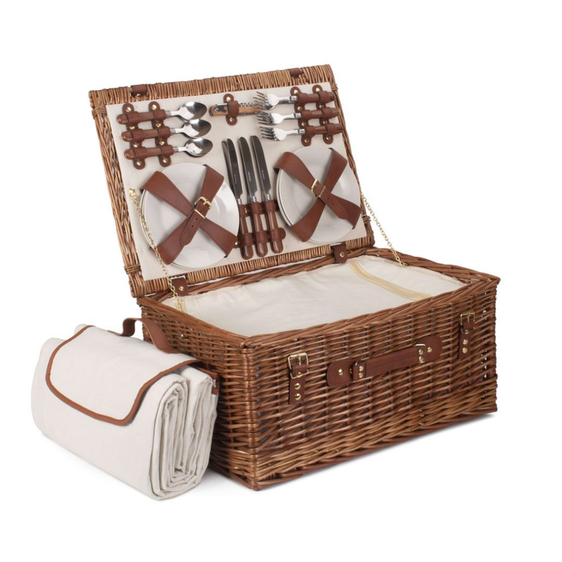 6 Person Classic Picnic Hamper | London Grocery