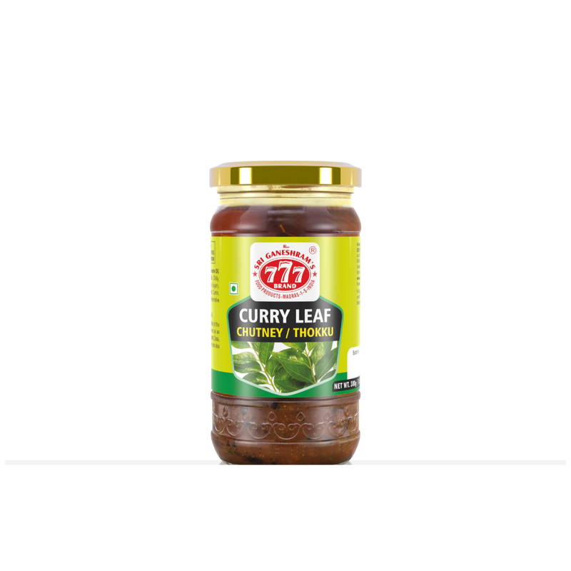 777 Curry Leaf Chutney / Thokku 300gr-London Grocery