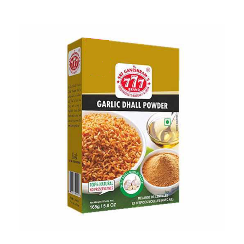777 Garlic Dhall Rice Powder 165gr-London Grocery