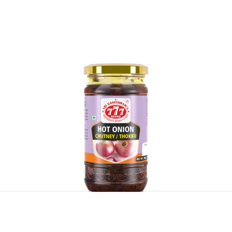 777 Hot Onion Chutney / Thokku 300gr-London Grocery