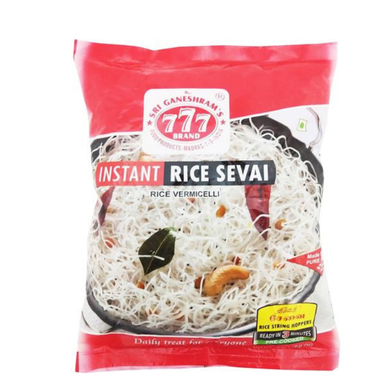 777 Instant Rice Sevai (Rice Noodles) 200gr-London Grocery