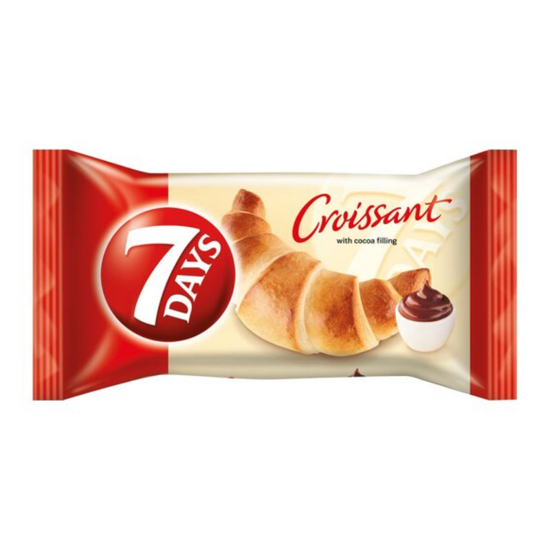 7 Days Croissant with Cocoa Filling 60gr-London Grocery