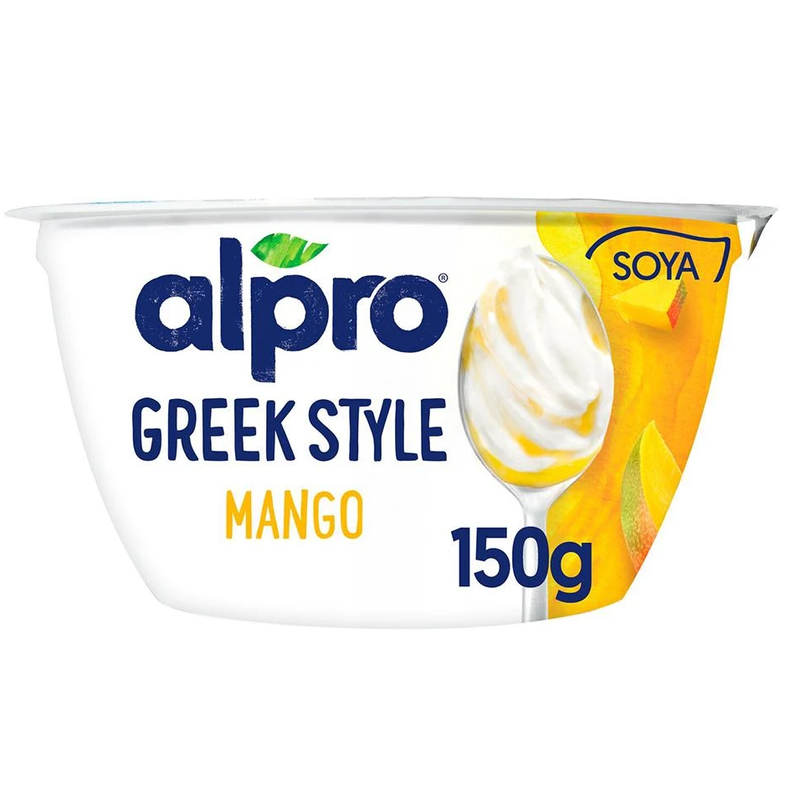 Alpro Greek Style Mango Yogurt Alternative 150gr-London Grocery