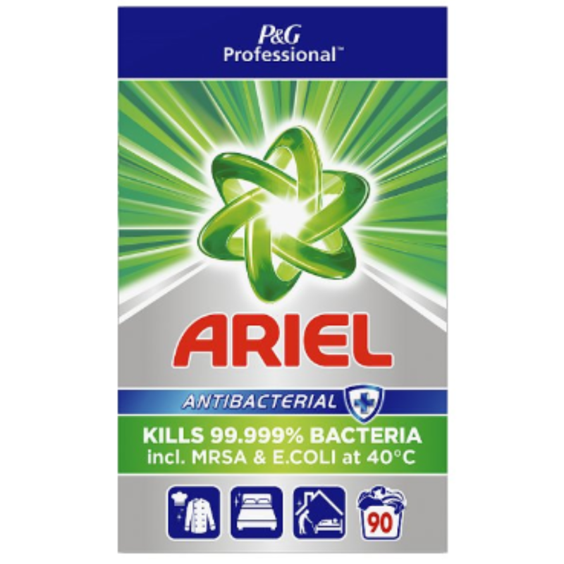 Ariel Professional Powder Detergent Antibacterial 5.85kg 90 Washes x 1 - London Grocery