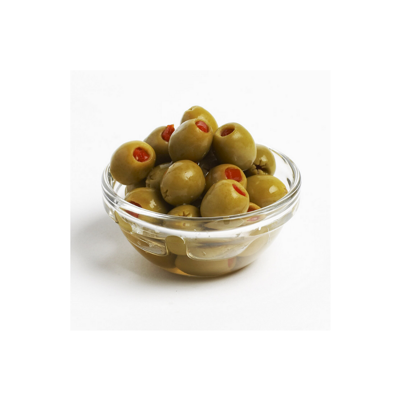 BALI Green Olives Stuffed with Pimento Pepper 485g-London Grocery