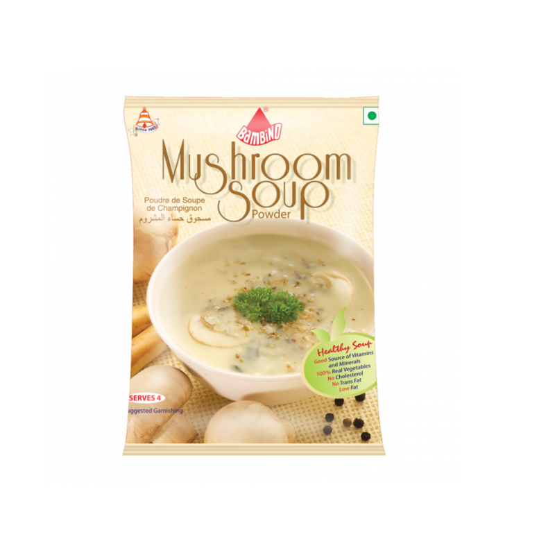 Bambino Mushroom Soup 12x45g-London Grocery