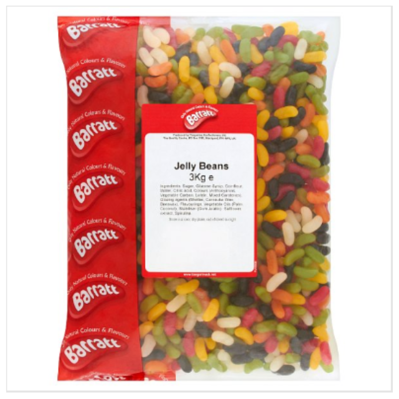 Barratt Jelly Beans 3kg x Case of 1 - London Grocery