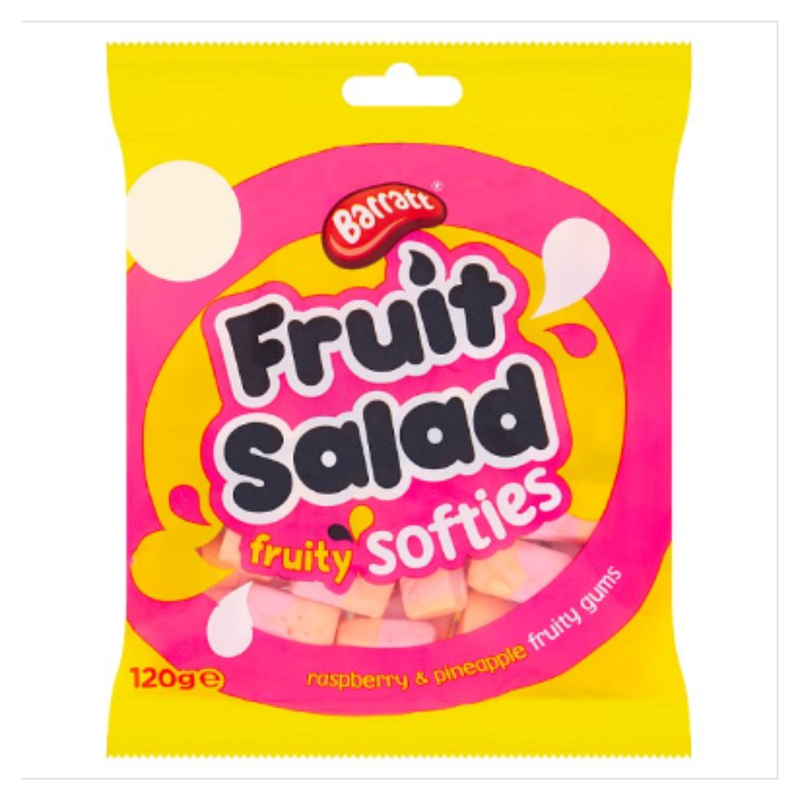 Barratt Fruit Salad Softies 120g x Case of 12 - London Grocery