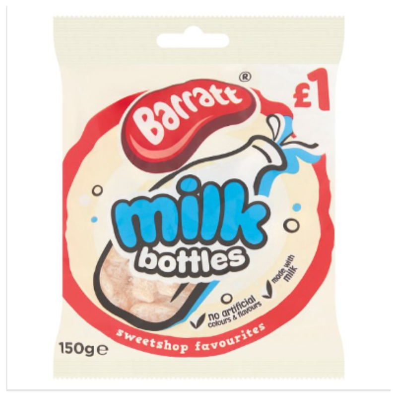 Barratt Milk Bottles 150g x Case of 12 - London Grocery