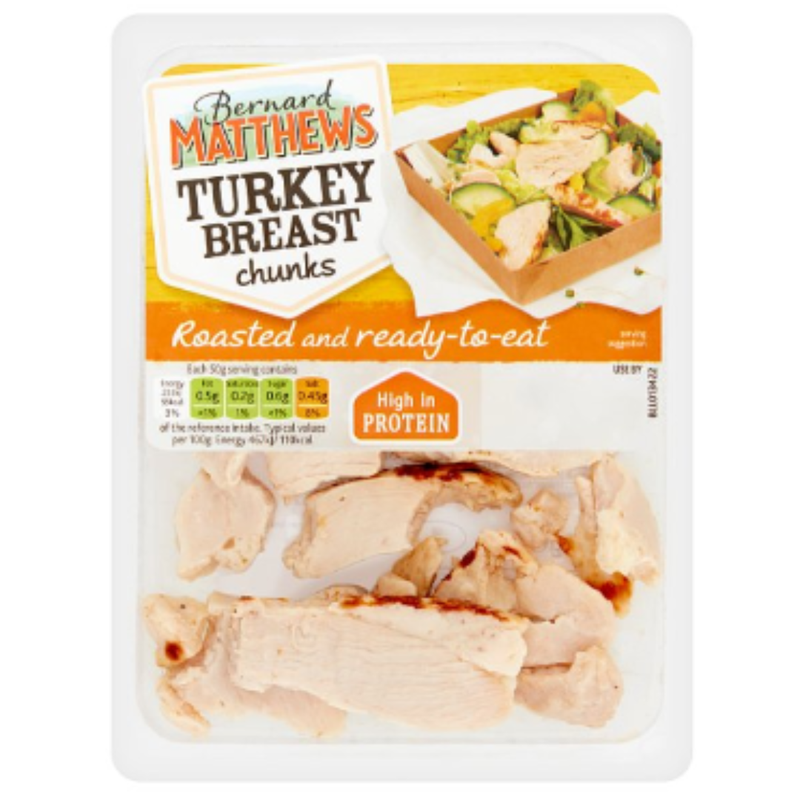 Bernard Matthews Turkey Breast Chunks 90g  x 1 - London Grocery