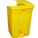 45L Step-on Container/Bin Yellow x Case of 1 - London Grocery