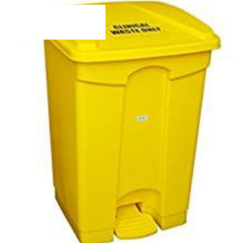 45L Step-on Container/Bin Yellow x Case of 1 - London Grocery
