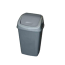 25 L Swing Bin Grey x Case of 1 - London Grocery