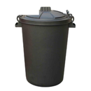85L Clip Bin with Lid Black x Case of 1 - London Grocery