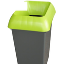 30L Recycling Bin with Lime Lid x Case of 1 - London Grocery