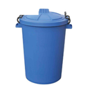 85L Clip Bin with Lid Blue x Case of 1 - London Grocery