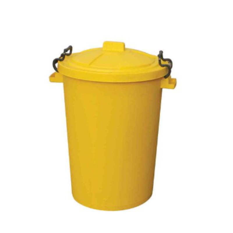 85L Clip Bin with Lid Yellow x Case of 1 - London Grocery