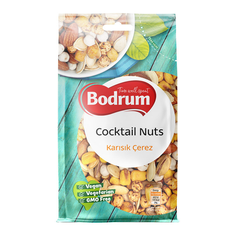 Bodrum Cocktail Nuts 200gr-London Grocery