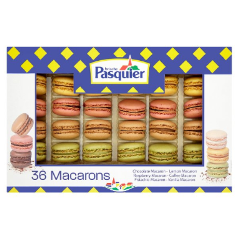 Brioche Pasquier 36 Macarons 360g x 4 Packs | London Grocery