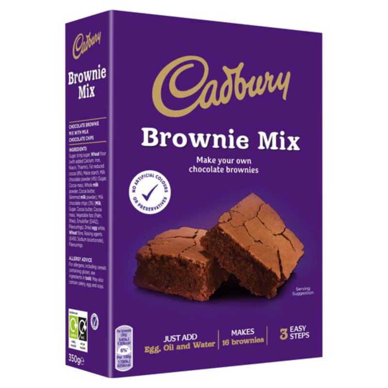 Cadbury Chocolate Brownie Mix 350gr-London Grocery