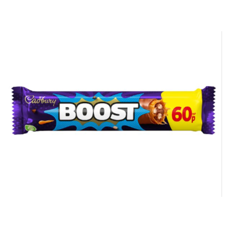 Cadbury Boost Chocolate Bar 48.5g x Case of 48 - London Grocery