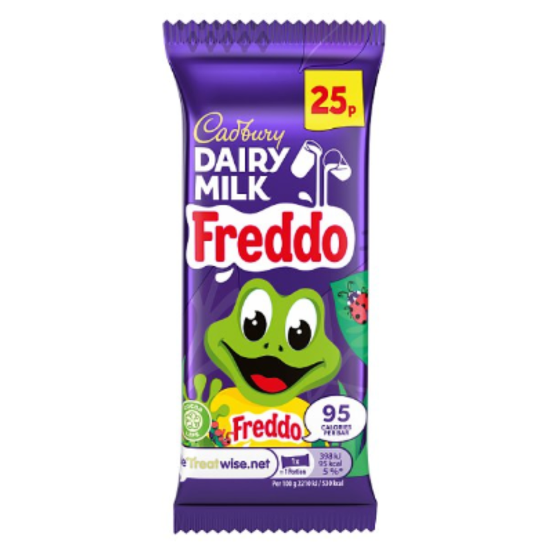 Cadbury Dairy Milk Freddo Chocolate Bar 18g x Case of 60 - London Grocery