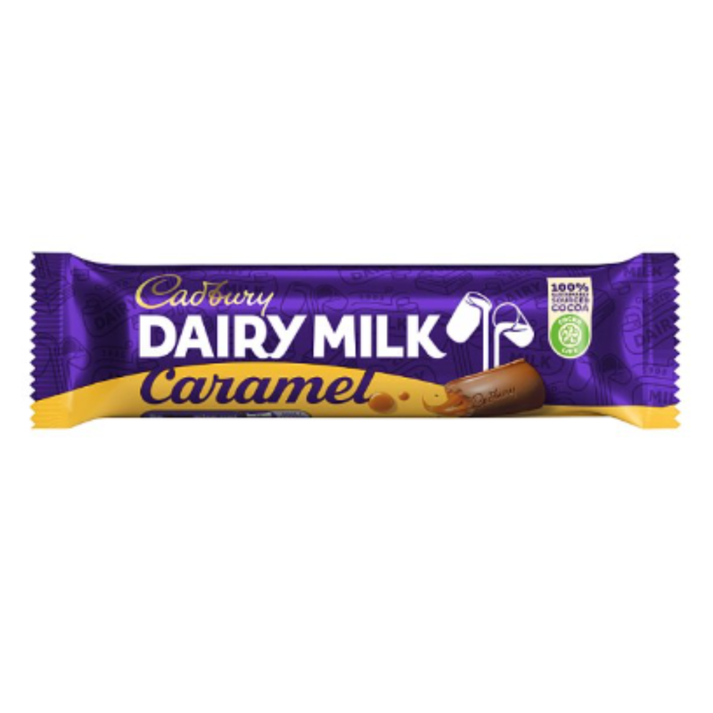 Cadbury Dairy Milk Caramel Chocolate Bar 45g x Case of 48 - London Grocery