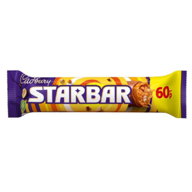 Cadbury Starbar Chocolate Bar 49g x Case of 32 - London Grocery