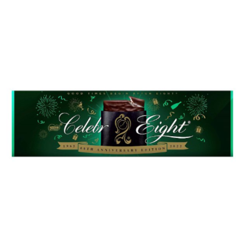 Celebr Eight Dark Mint Chocolate Box 300g x Case of 1 - London Grocery