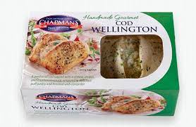 Chapman's Cod Wellingtons 2 x 205g (410g) -London Grocery