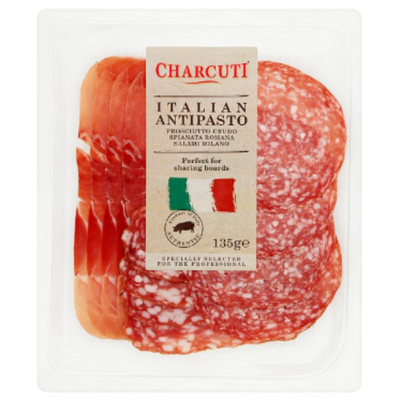 Charcuti Italian Antipasto 135g x 8 - London Grocery