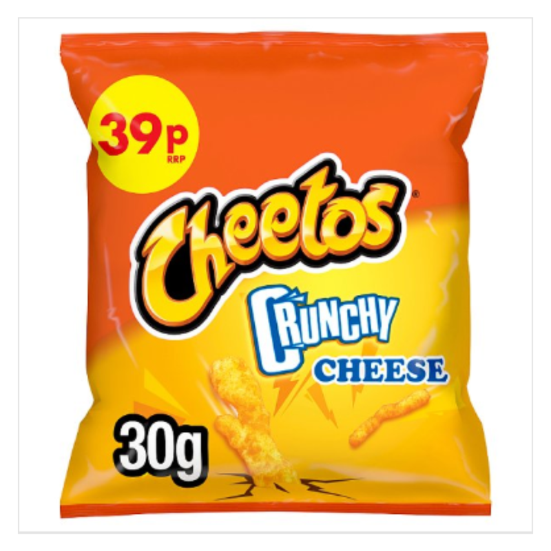 Cheetos Crunchy Cheese Snacks 39p 30g x Case of 30 - London Grocery