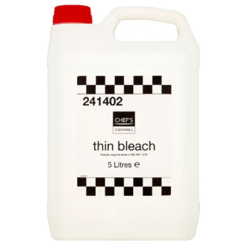 Chef's Essentials Thin Bleach 5 Litres x Case of 3 - London Grocery