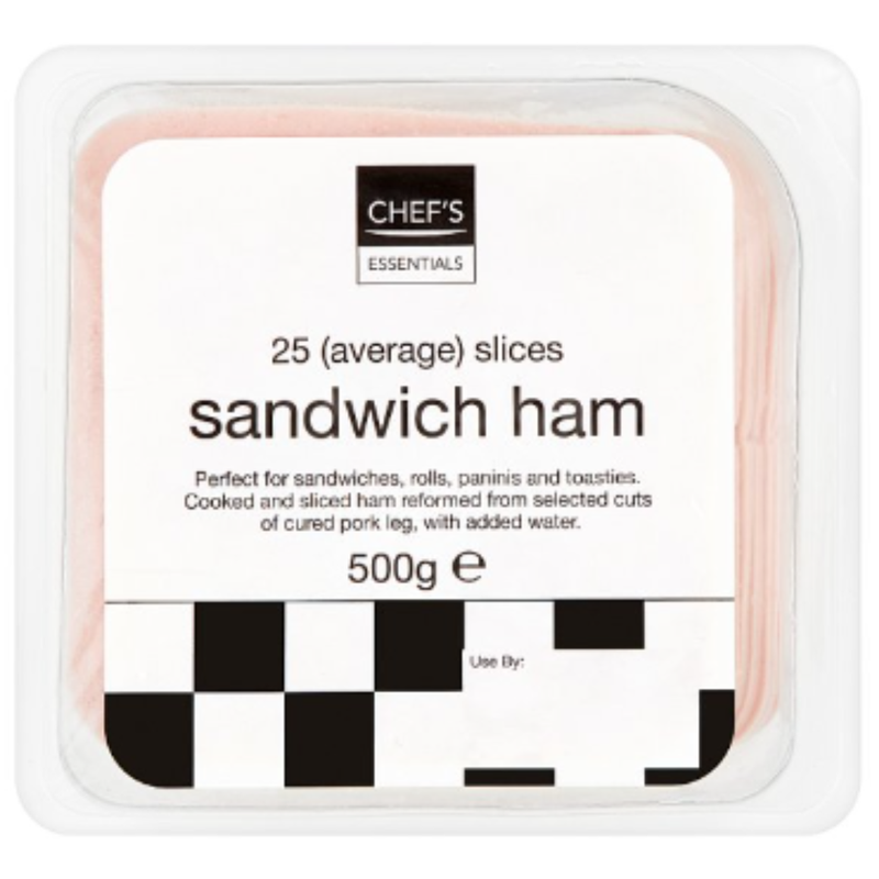 Chef's Essentials Sandwich Ham 500g x 1 - London Grocery