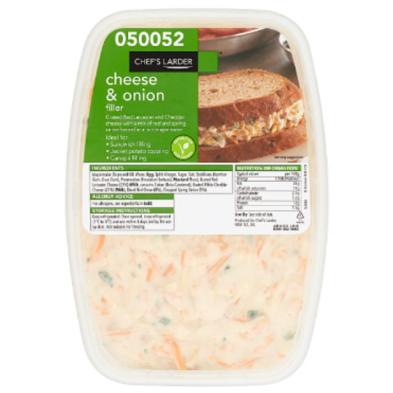 Chef's Larder Cheese & Onion Filler 1kg x 1 - London Grocery
