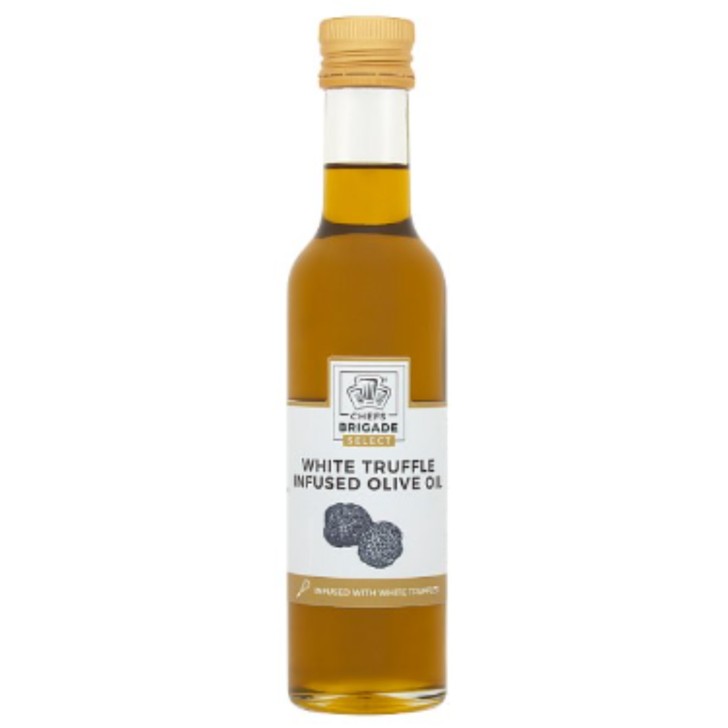 Chefs Brigade Select White Truffle Infused Olive Oil 250g x 6 - London Grocery