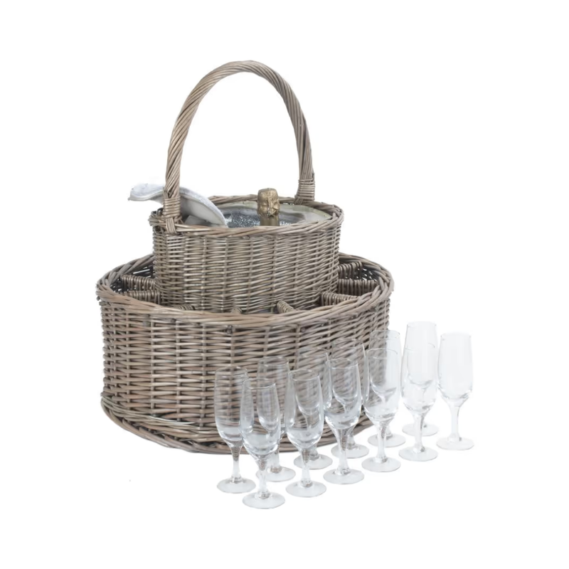 Chilled Garden Party Basket | London Grocery