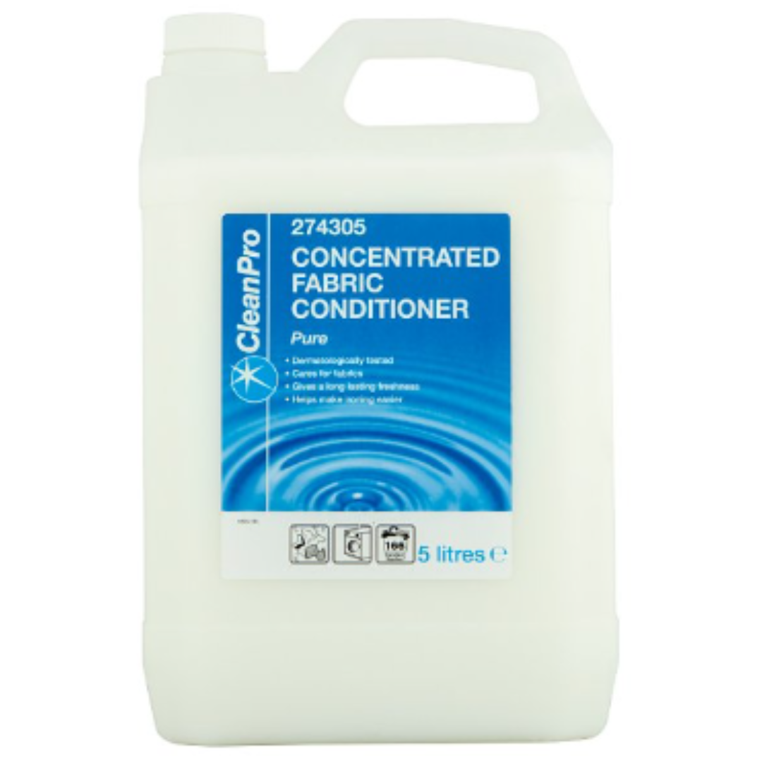 Buy CleanPro Pure Concentrated Fabric Conditioner 5 Litres x 1 | London ...