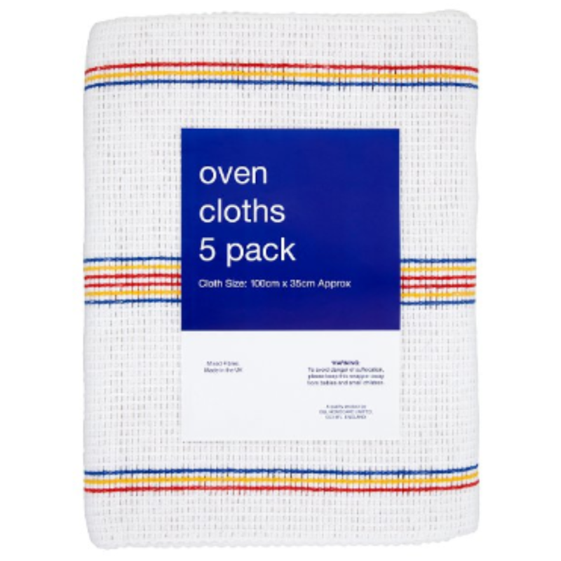 EGL Oven Cloth 5 Pack x Case of 9 - London Grocery